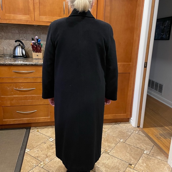 Wool & Cashmere Blend Full Length Coat - Picture 4 of 6